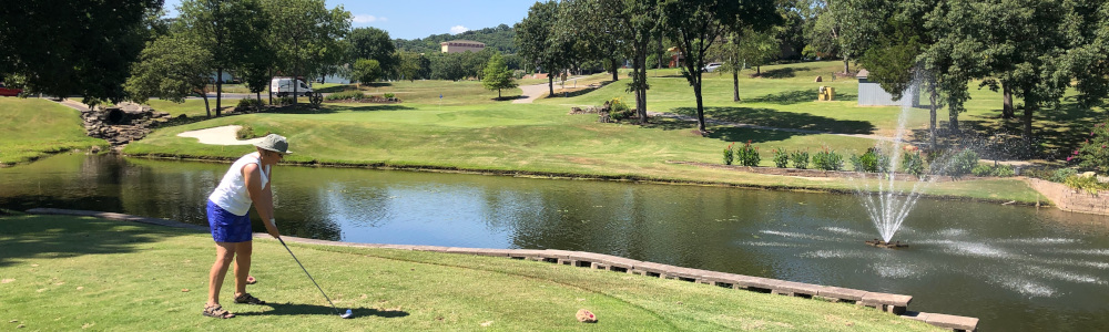 This is hole number 12 on the Pointe Royale golf course